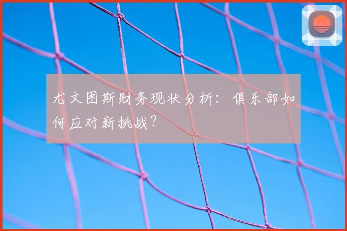 尤文图斯财务现状分析：俱乐部如何应对新挑战？